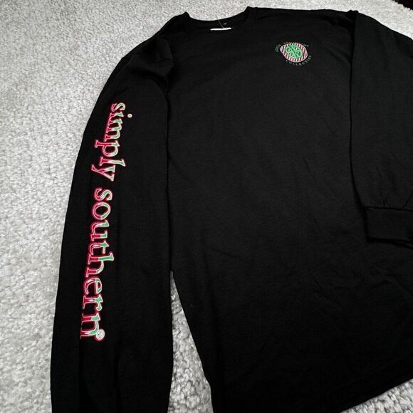 Simply Southern Is This Jolly Enough Christmas Holiday Dog T-Shirt Large NEW - Picture 6 of 10